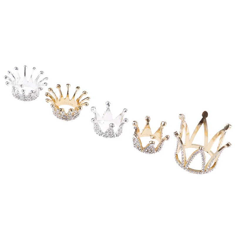 1 шт. металлическая подставка для ногтей в форме короны держатель салонов кистей