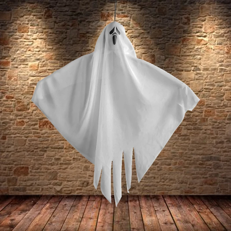 

Halloween Hanging Ghost White Haunted House Escape Horror Props Ornament Halloween Party Decorations For Home Terror Scary
