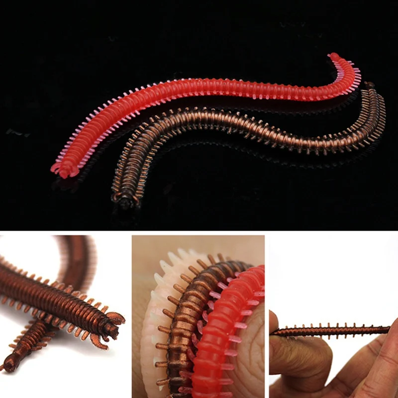 20 шт./партия Аксессуары для рыбалки Мягкая приманка 13 см/2 г черви искусственная