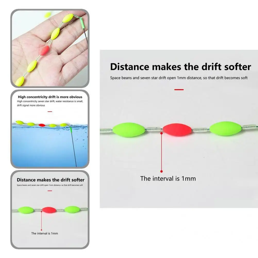 

Multi-purpose Good Craftsmanship Bright Color Fishing Bobbers for Angling
