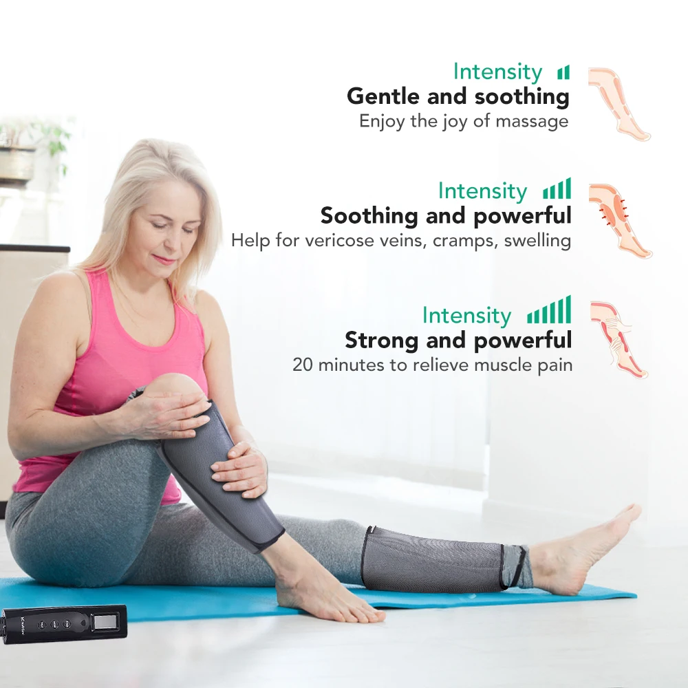 Массажер Электрический компрессионный для ног аппарат улучшения кровообращения