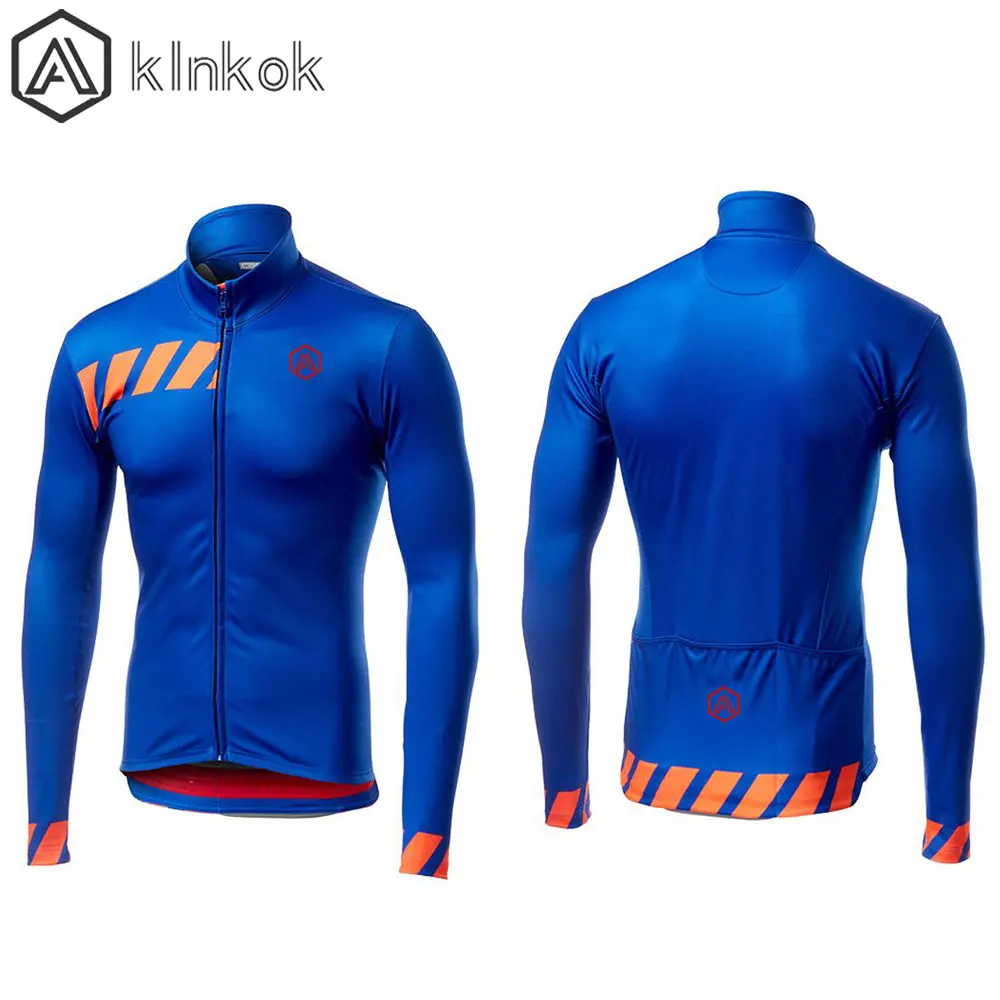 

Men's Long Sleeve Cycling Jersey Spring Autumn Clothing Quick Dry Bicycle Mountain Bike Jersey MTB Clothing with Pockets
