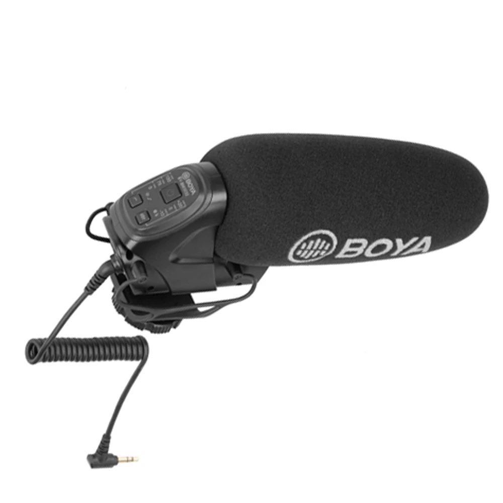 BOYA BY-BM3032 дробовик конденсаторный микрофон с коэффициентом усиления фильтр супер кардиоид для Canon Nikon DSLR камера видеокамера аудио рекордер