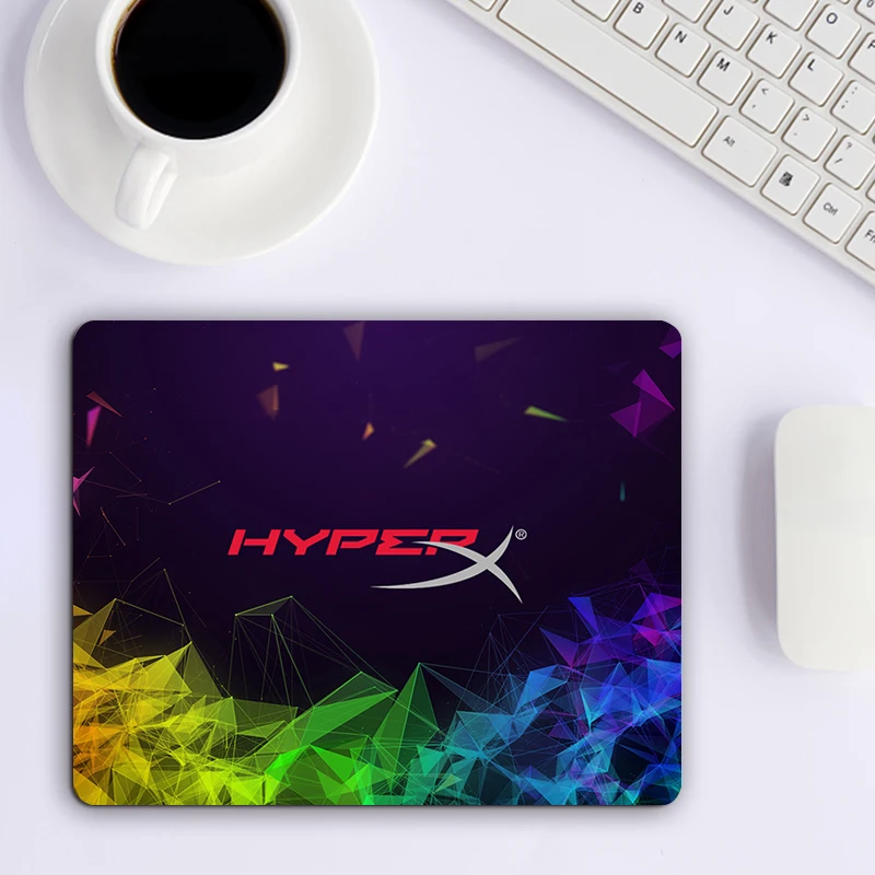 Коврик для мыши HyperX 22X18CM маленький резиновый коврик с логотипом игрока 22 х18