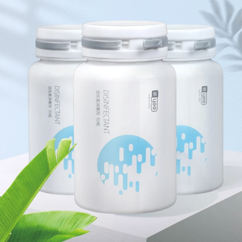 

50 Pcs/Can Fish Tank Aquarium Water Grass Disinfection Effervescent Tablets Swimming Pool Floor Cleaner Pills