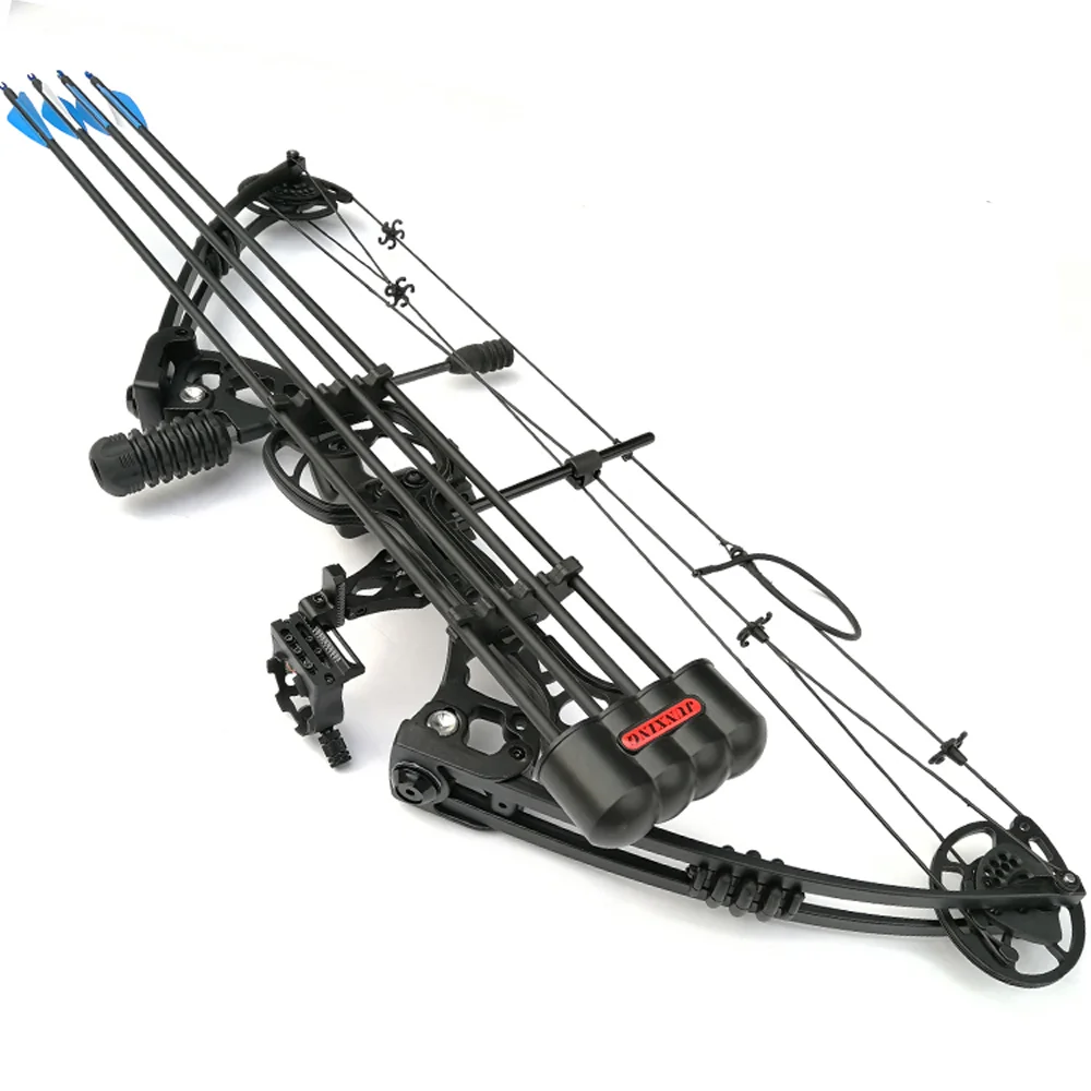 

1 Set Of 30-60 Lb Sport Shooting Game Hunting Adjustable Shooting Bow Hunting Compound Pulley Bow And Arrow Set