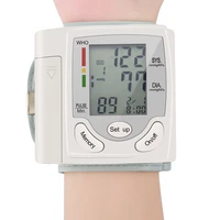 medical digital lcd automatic wrist blood pressure monitor bp tonometer meter wrist sphygmomanometer tansiyon aleti tensiometer