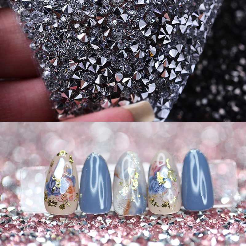 Коврик для маникюрного стола с блестящими искусственными элементами моющаяся