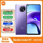 Смартфон Xiaomi Redmi Note 9T, экран Глобальная версия дюйма, 4 Гб + 64 ГБ, Процессор MTK diensity 800U, тройная камера 48 МП, экран 5G дюйма, 6,53 мА  ч, NFC 9T, 5000