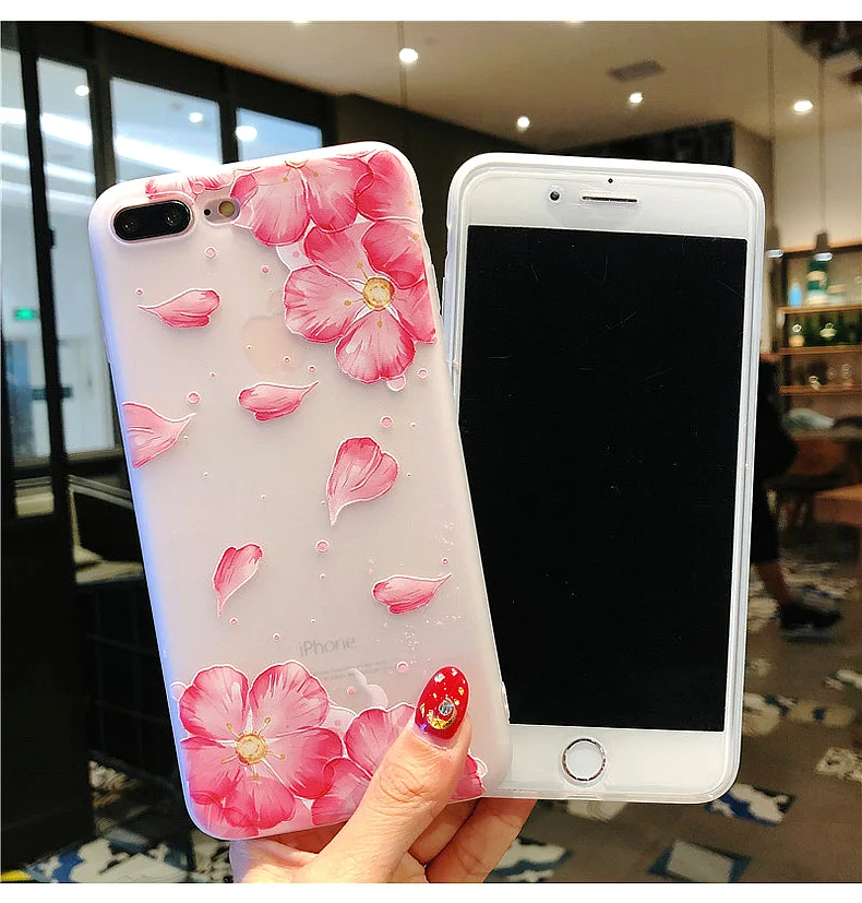 3D чехол с тисненым цветком для телефона Huawei NOVA 5T 3 3I 2I 3E 4E 5 PRO 5I 5Z | Мобильные