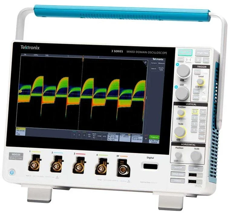 Tektronix 3 серии MDO32 BW 100 цифровой осциллограф МГц полоса пропускания 2 Каналы частота