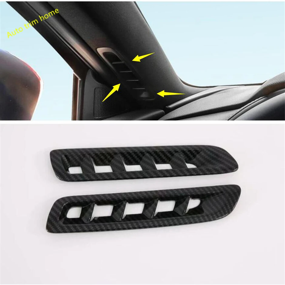 

Боковой внутренний столб A для кондиционера, решетка на вентиляционное отверстие, Обшивка Рамы, подходит для Mazda 6 2019-2021, автомобильные аксессуары из АБС-пластика