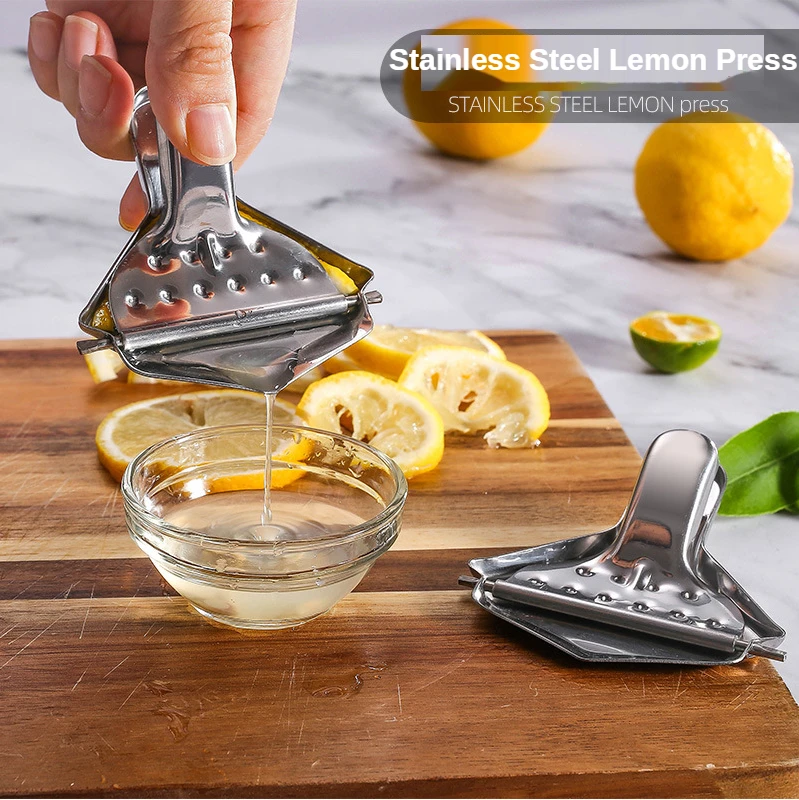

Simple Lemon Manual Juicer Household Stainless Steel Fruit Squeezer Kitchen Accessories