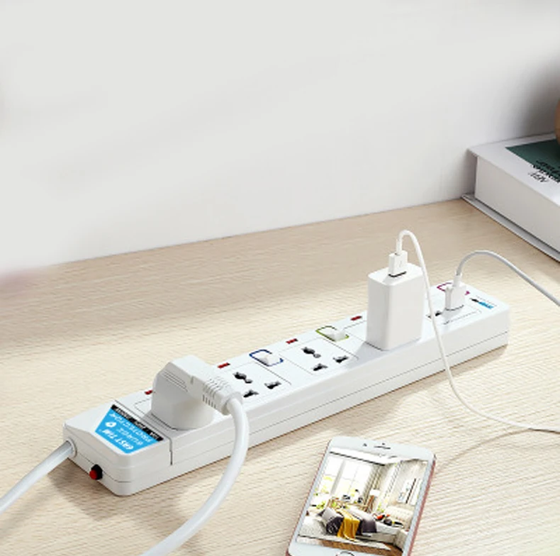 Мощность полосы 1 8 м Универсальная розетками переменного тока разъем 2 Порты USB