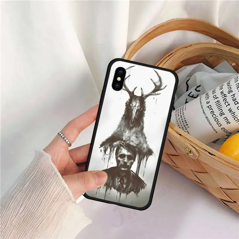 

Hannibal eat the rude TV series Phone Case for iPhone 11 12 pro XS MAX 8 7 6 6S Plus X 5S SE 2020 XR
