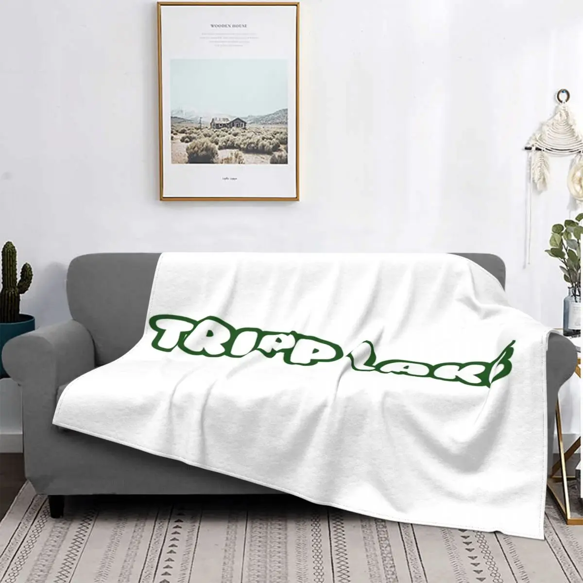 

Tripp Lake-manta a cuadros para cama, colcha con capucha, Edredon