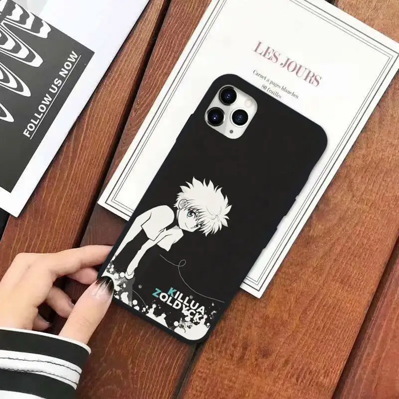 

hunter x hunter Killua Phone Case for iPhone 11 12 mini pro XS MAX 8 7 6 6S Plus X 5S SE 2020 XR
