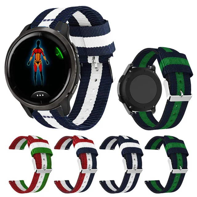 

Ремешок для часов Samsung Gear S3 Galaxy Watch 3, 45 мм, нейлоновый, 22 мм
