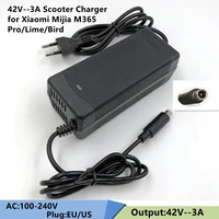 42v 3a scooter charger for lime xiaomi mijia m365 pro ninebot es1 es2 electric scooter bike accessories charger fast charging