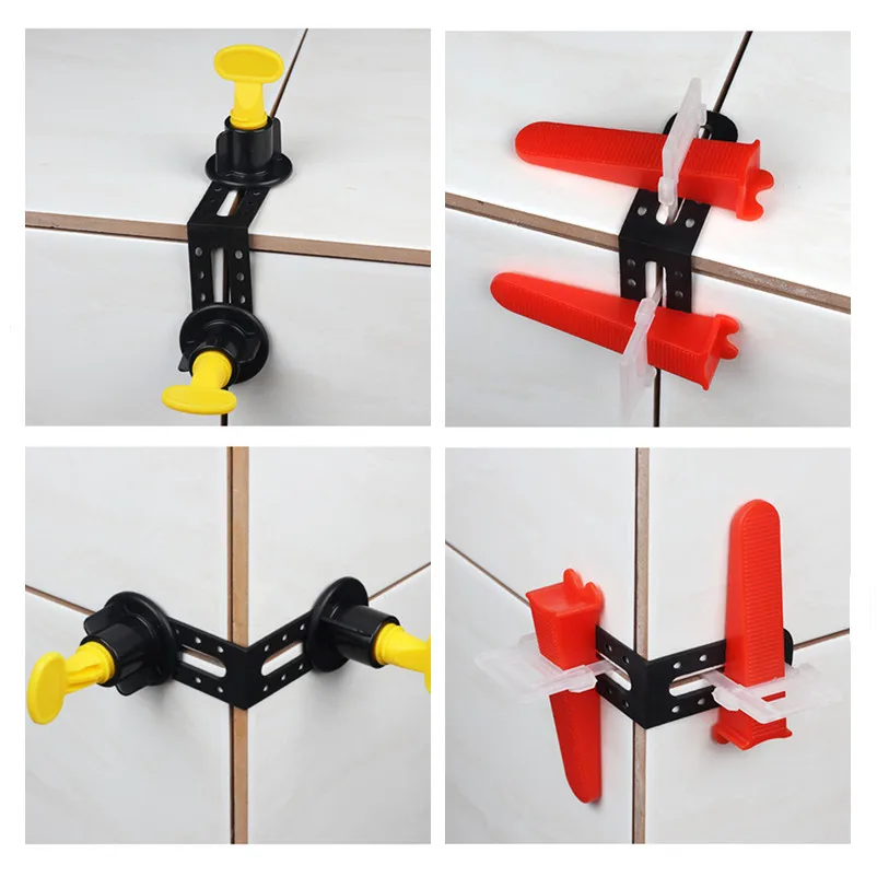 

Hot Sale 50pcs Male Angle Leveling Tools Can Be Used With Tile Leveler Spacers To Locate And Leave Seams Decoration Construction