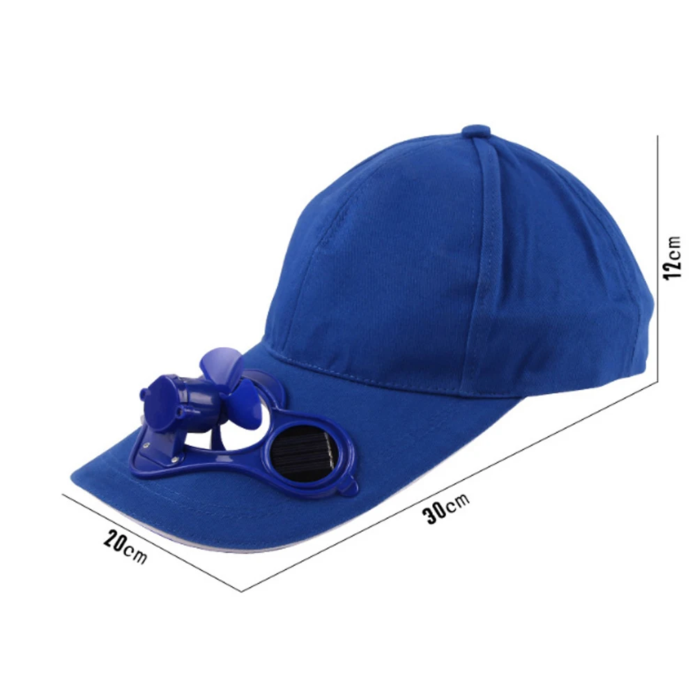 

2021 Sunscreen Powered Fan Hat Summer Outdoor Sports Hat Sun Protection Cap With Solar Fan Bicycle Climbing Fishing Baseball Cap