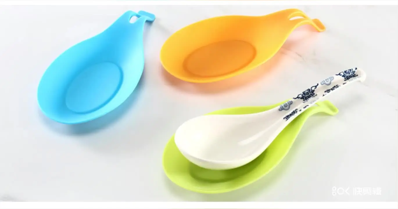 Бытовая Пищевая силиконовая распорка суповая ложка изоляционная накладка