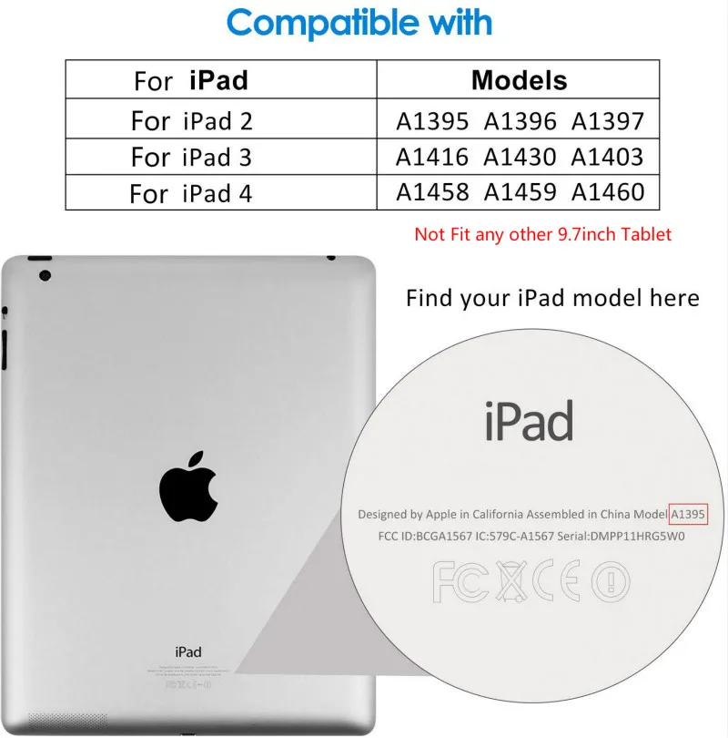 Магнитный флип чехол с мраморным рисунком для iPad 4 A1458 A1459 A1460 мягкий силиконовый