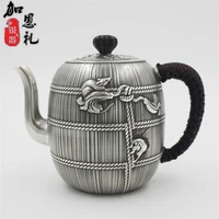 teapot stainless steel teapot silver teapot iron teapot hot water teapot teapot 210 ml water kung fu tea set