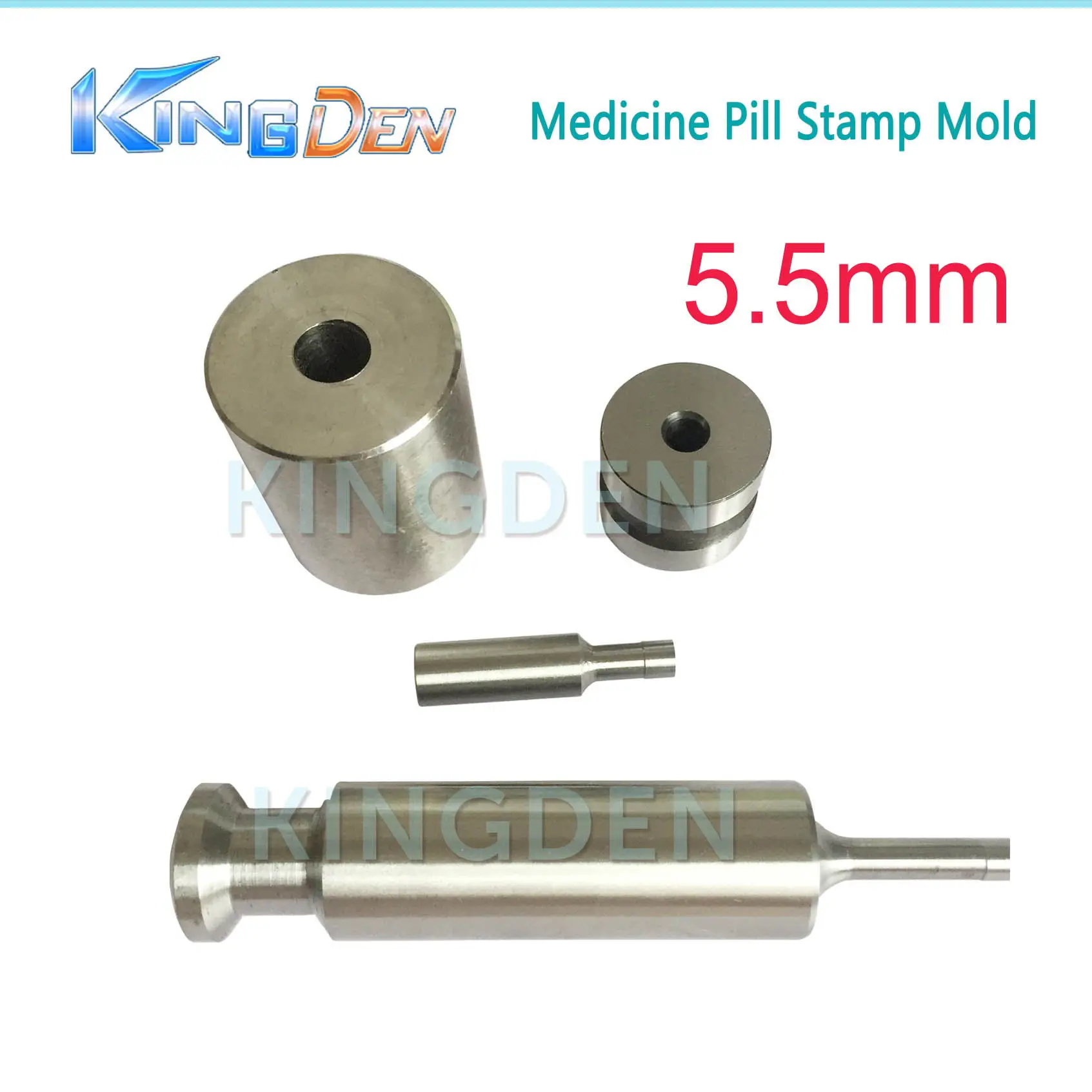 5.5mm Mold KINGDEN небольшой ручной домашний молоток стучать таблетка пресс-машина Плесень ручной работы, чтобы сделать западные таблетки - Цвет: 5.5mm Mold