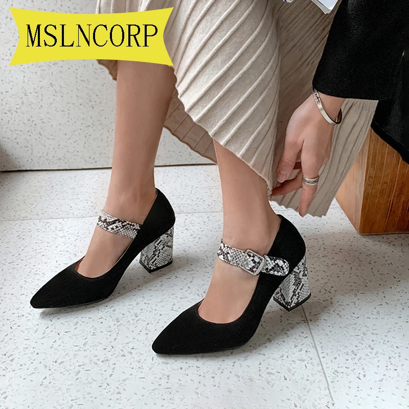 

Plus Size 34-48 Chic Style 2019 Brand New Mature Office Lady Elegant Women's Pumps Classics Women's Shoes Sexy Wild High Heels