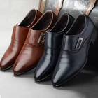 Мужские кроссовки для гольфа, черные или коричневые спортивные слипоны с одной пряжкой, новинка 2021