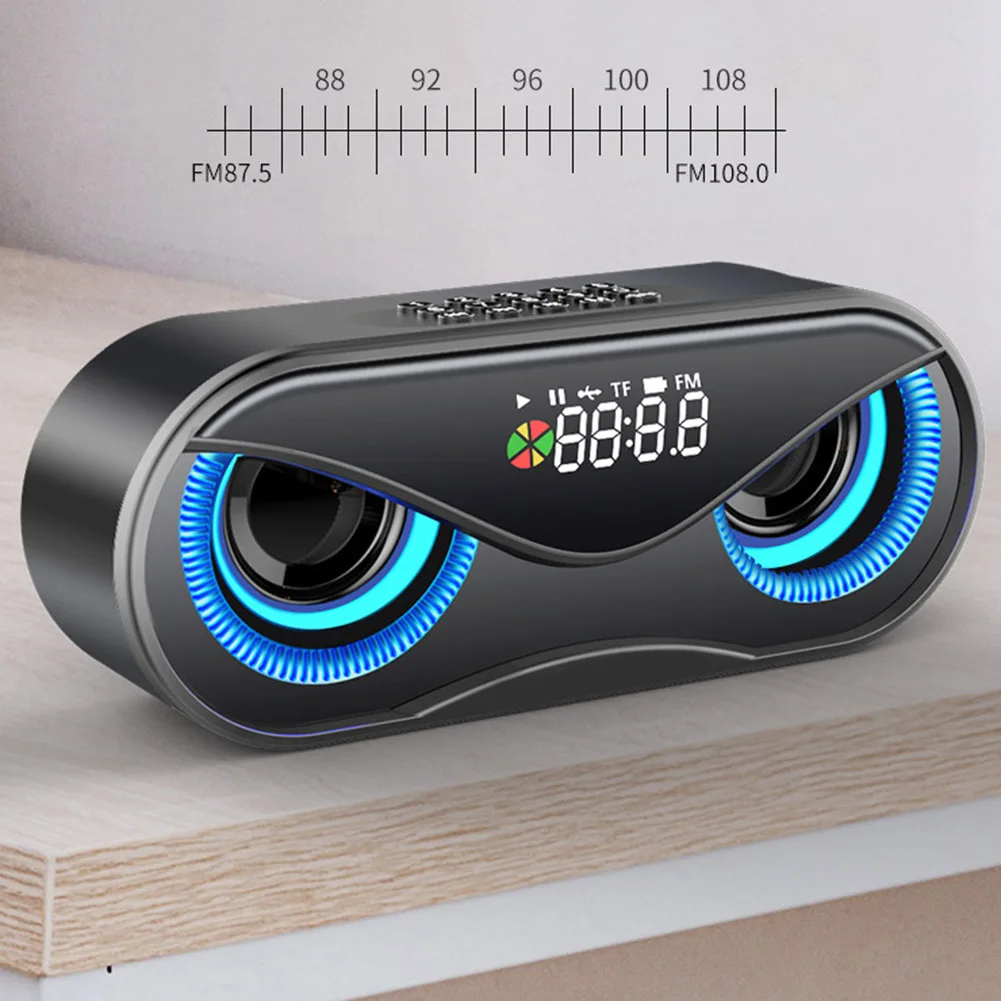 Bluetooth-динамик с совой двойной динамик будильник мини-стереоколонка SGA998 |