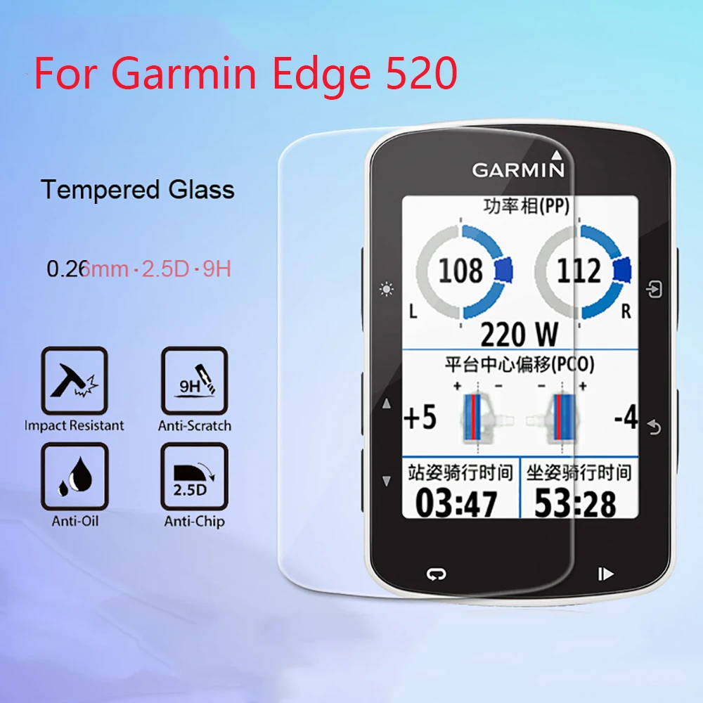 Для Garmin Edge520 закаленное стекло 9H 2.5D Премиум Защитная пленка для экрана Edge 520 Smart Watch