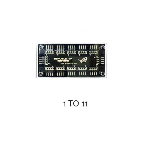 Motherboard AURA 12V 4PIN HUB RGB Light FAN computer case decoration light strip spliter sync motherboard 12v 4pin interface