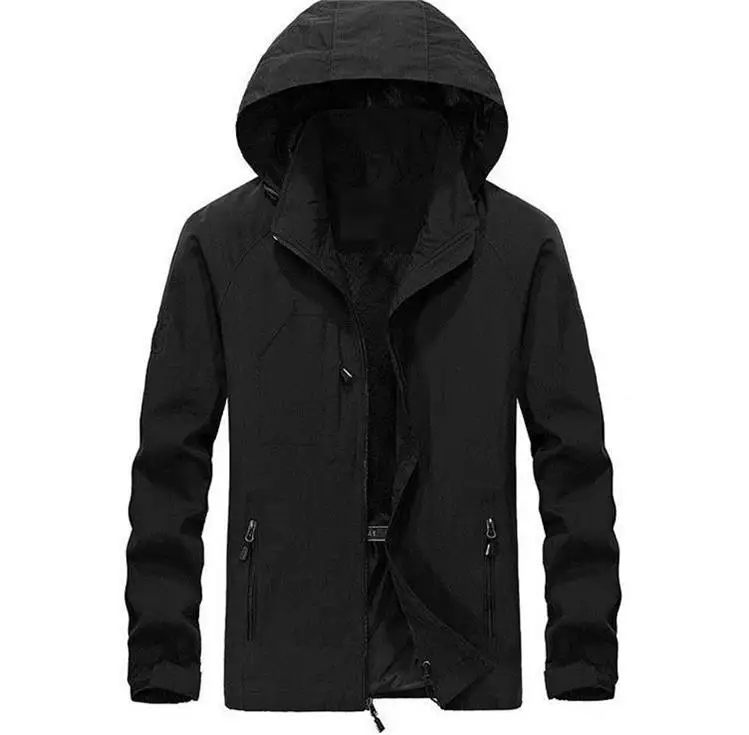 

Plus Size 5XL 6XL 7XL 2019 Brand Fashion mens jacket Solid Color Autumn Spring jacket men windbreaker bomber jaqueta masculina