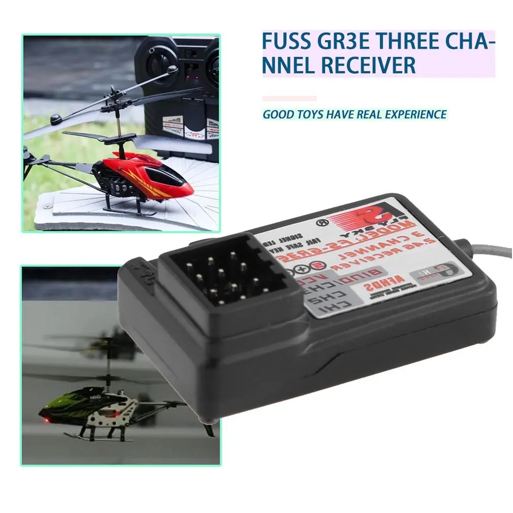 

Flysky FS-GR3E 2.4Ghz 3-Channel Receiver For Rc Car Auto Boat Supplies Out Of Control Protect Transmitter RC Parts