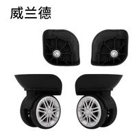 suitcase casters wheels pull wheel bag accessories replacement makeup trolley luggage repair casters accessory parts black wheel