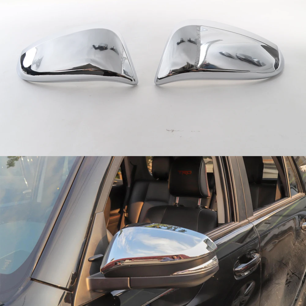

Автомобильный крышка зеркала заднего вида для укладки для Toyota 4runner 2017 до экстерьер ABS Авто Запчасти молдинги 2 шт./компл.