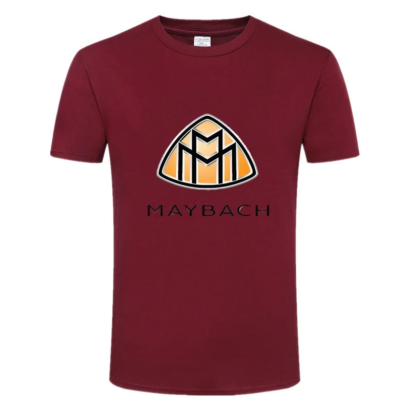 

2021 Summer Maybach Auto Logos Men/Women Casual T-Shirt Fashion Sports T-Shirt Top Breathable Running T-Shirt Pure Cotton