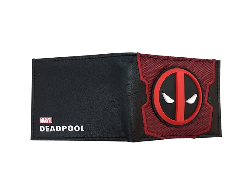 Аниме Marvel Человек-паук кошелек Мстители герой Капитан Америка Супермен бетмен И Дедпул Чудо-Женщина Кошелек Мужские ПВХ Короткие Кошельки - Цвет: 32