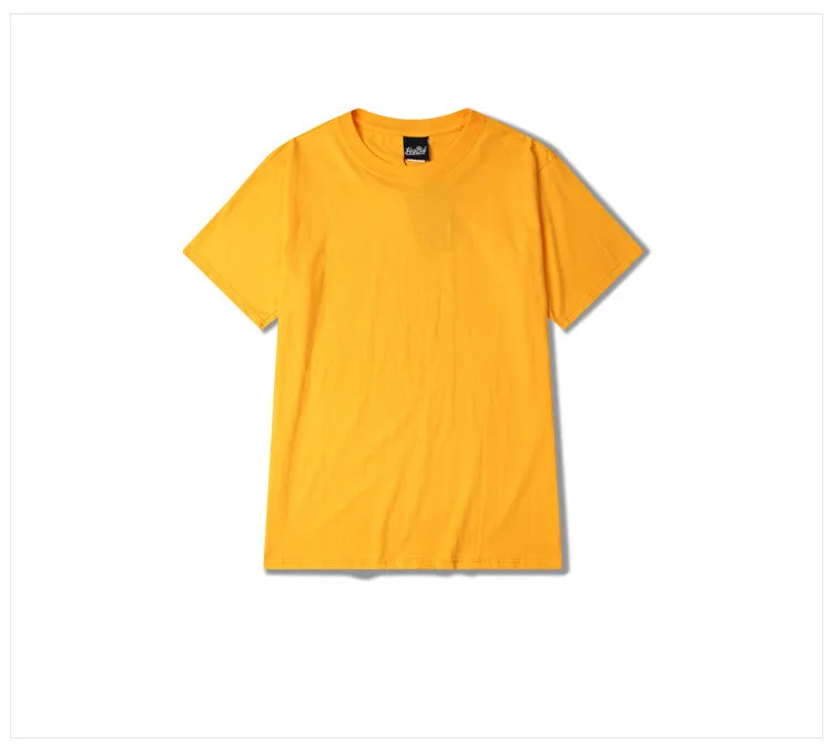 

2020 New Women T-shirts Casual Tops Tee Pure Cotton Pure Color Couple Short Sleeved Bottoming Shirt Summer Female T shirt 3XL