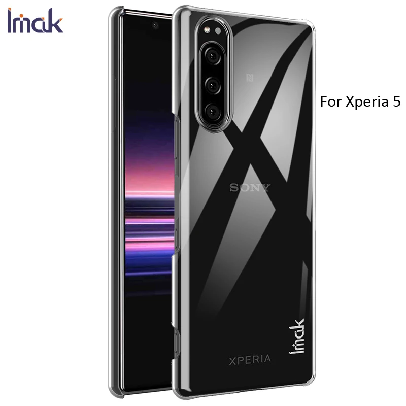 Imak Air кристально прозрачный чехол для sony Xperia 5 1 Жесткий пластиковый Чехол