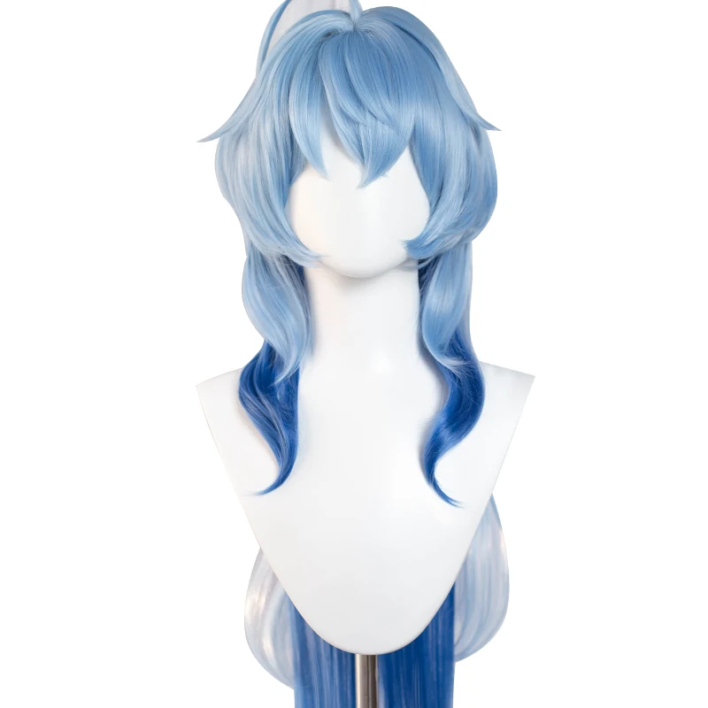 

Blue Wig Game Genshin Impact Cosplay Halloween Ganyu Cosplay Wig Genshin Impact Gan Yu Cosplay Hair Anime Wig