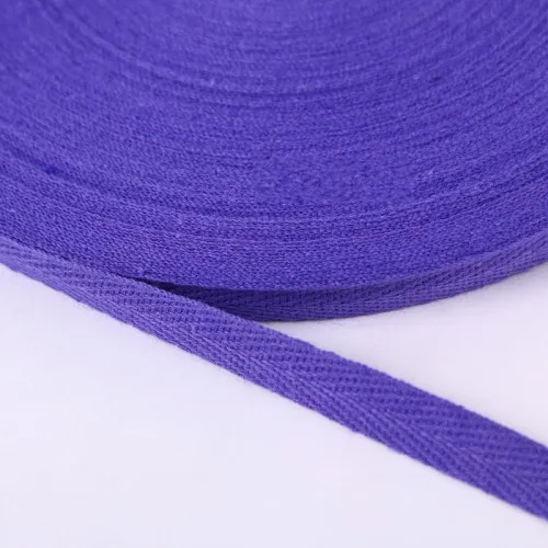 30 Purple 1 см 2 см Разноцветные елочные ленты хлопок тканая лента шитье оверлок ткань ремень DIY Аксессуары 3 метра - Цвет: 30 Purple