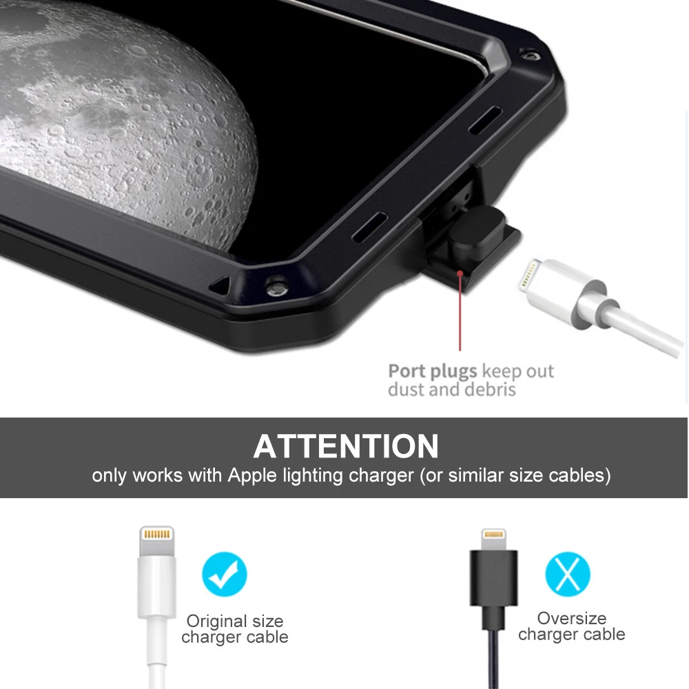 

Heavy Duty Full Protecter Metal Armor Phone Case For iPhone 11 12 Shockproof Waterproof Cover For iPhone 12 Pro Max Mini Coque