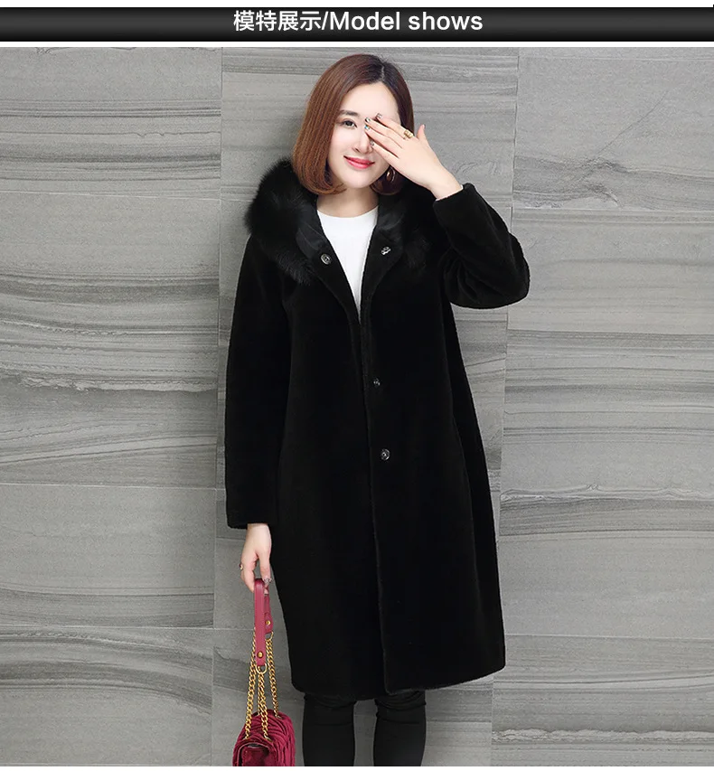 New Autumn Winter Fur Coat Women Clothes High Quality Imitation Mink Hooded Plus Size Thicken Warm Long Coats Female | Женская одежда