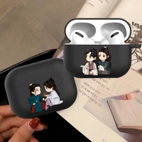 funny cartoon word of honor tv shan he ling matte airpod case for apple airpods 3 pro cover wireless bluetooth earphone coque