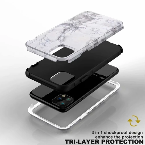 Черный Для iPhone 5 5S SE 6 6S 7 8 Plus X Xs Xr 11 Pro Max PC+ Силиконовые Стразы защитный чехол для iPhone X противоударный чехол - Цвет: Черный