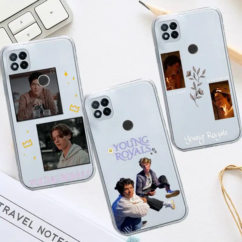 

Young Royals TV series Phone Case Transparent for Xiaomi redmi note 8 9 10 11 t lite pro ultra mix 4 k40