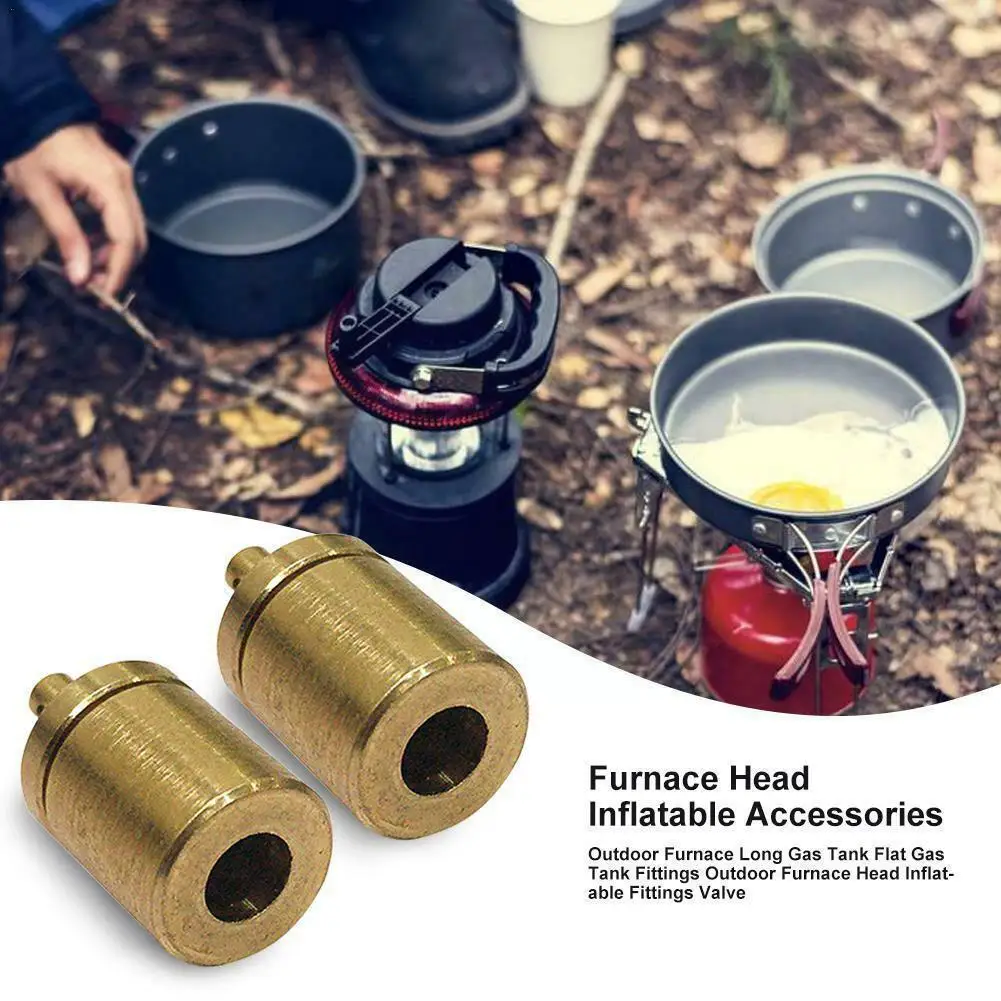 

1pcs Outdoor Camping Stove Gas Refueling Adapter Filling Long Flat Gas Nozzle Gas Gas Connector Universal T U6r5